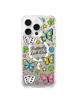 Vibrant Butterfly Aces Dice görseli içeren iPhone 16 Pro Max kılıfı