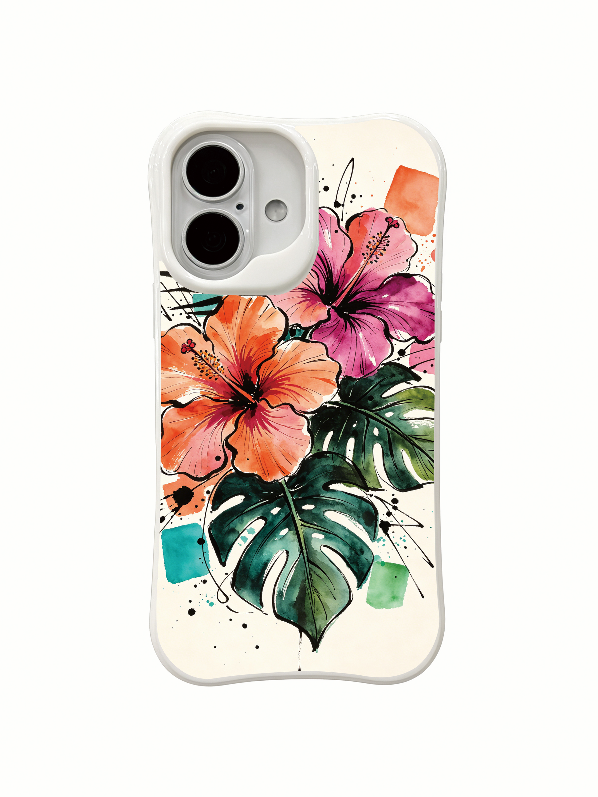 Vibrant tropical iPhone 16 Case for women from PhoneCasing, exclusive artist design
