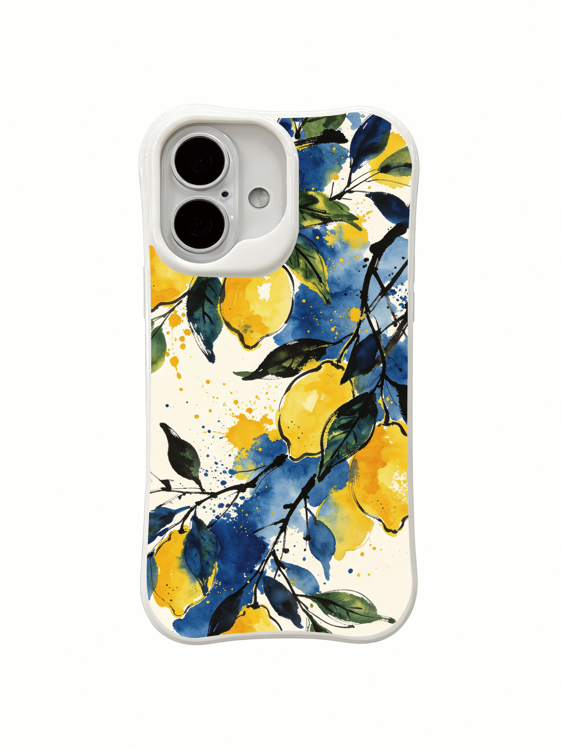 PhoneCasing vibrant yellow lemon iPhone 16 Case, high-end collectible art piece
