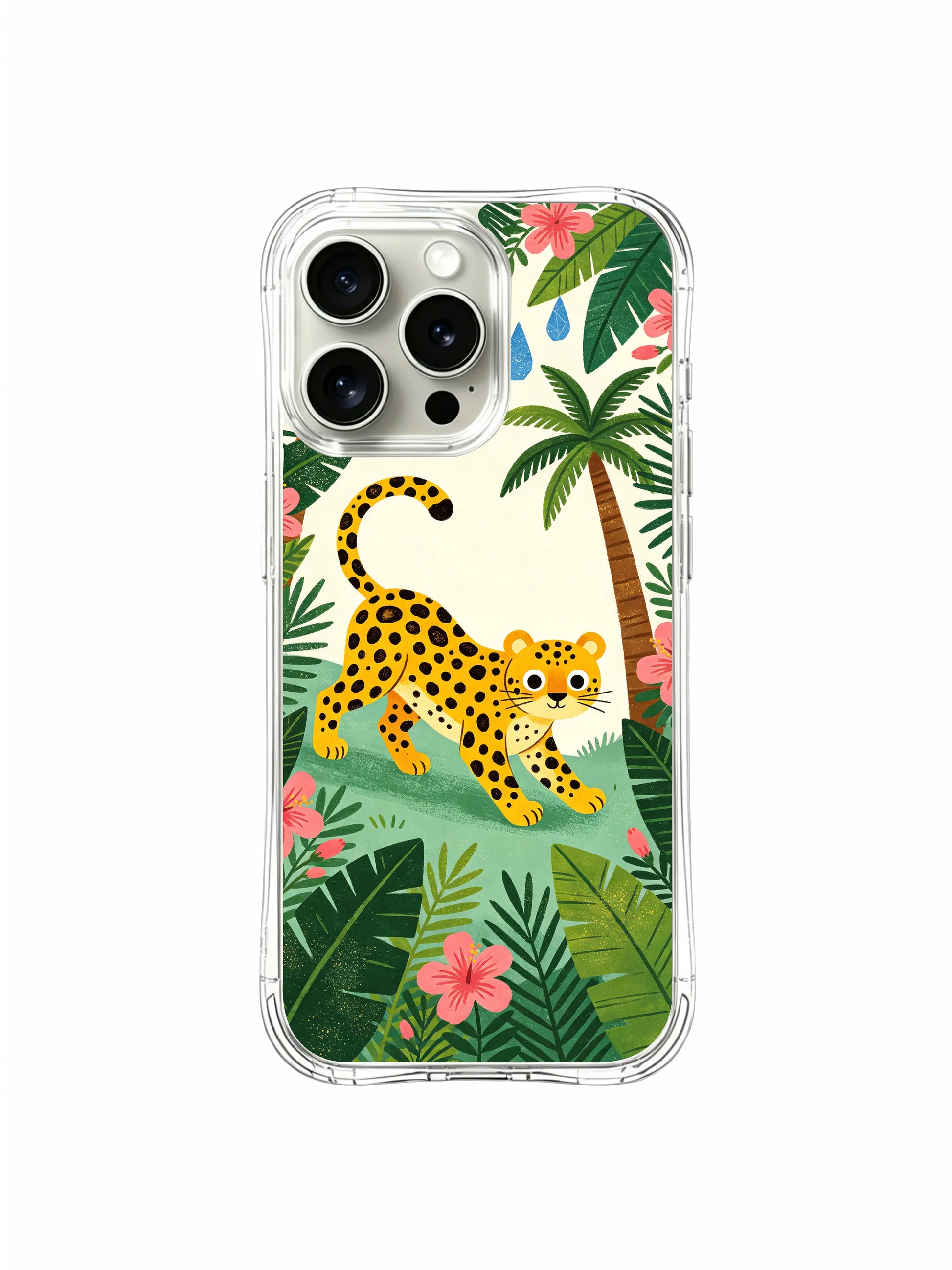 PhoneCasing Vintage Jungle iPhone 15 Pro Max Case, Durable Shockproof Aesthetic Case