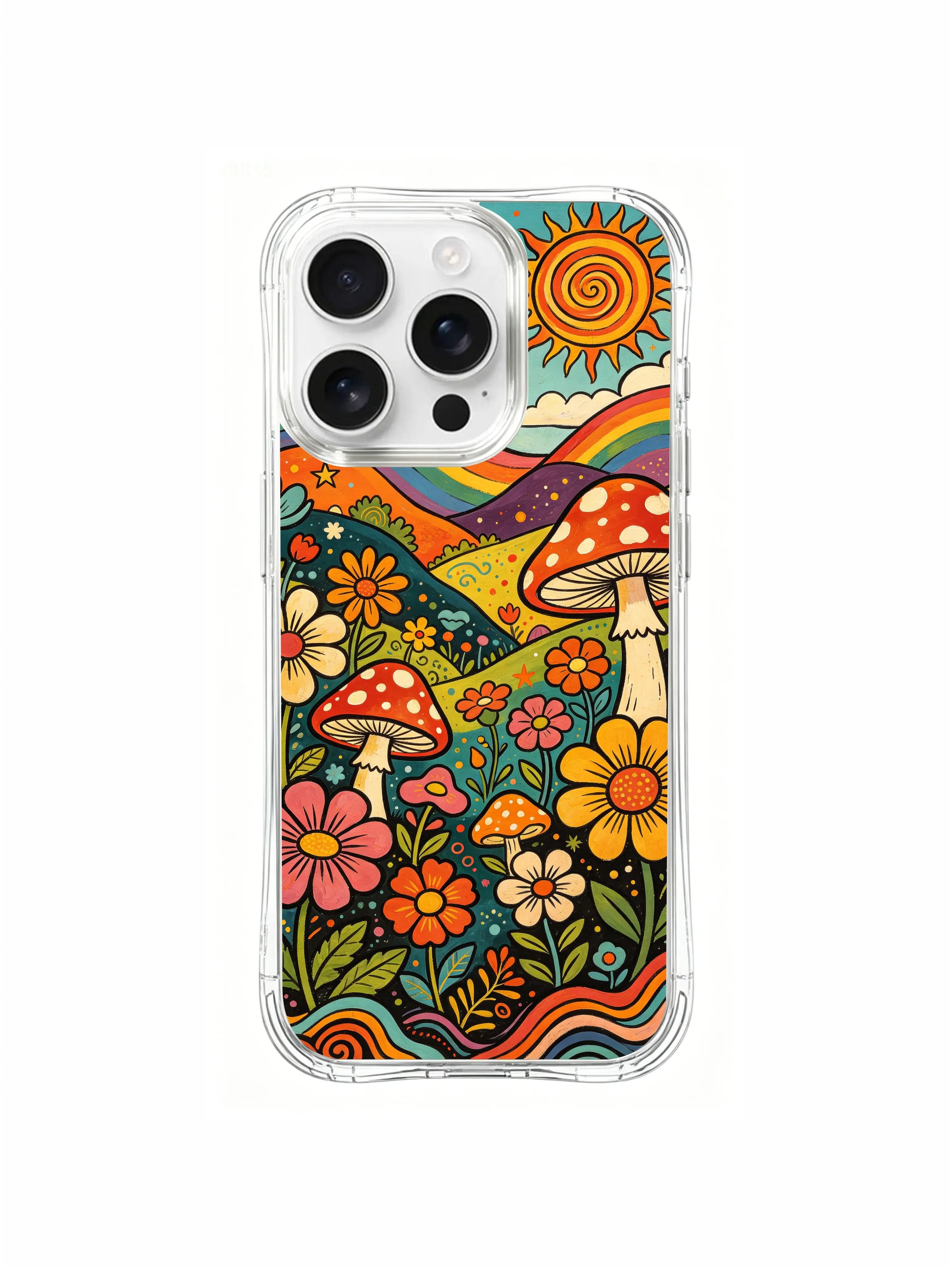 phonecasing-warm-orange-pink-petal-group-bottom-right-wavy-colorful-valley-slope-iphone-16-pro-max-case