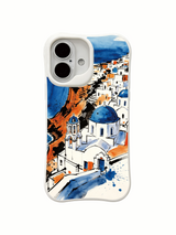PhoneCasing watercolor Greek iPhone 16 Case, modern artistic style
