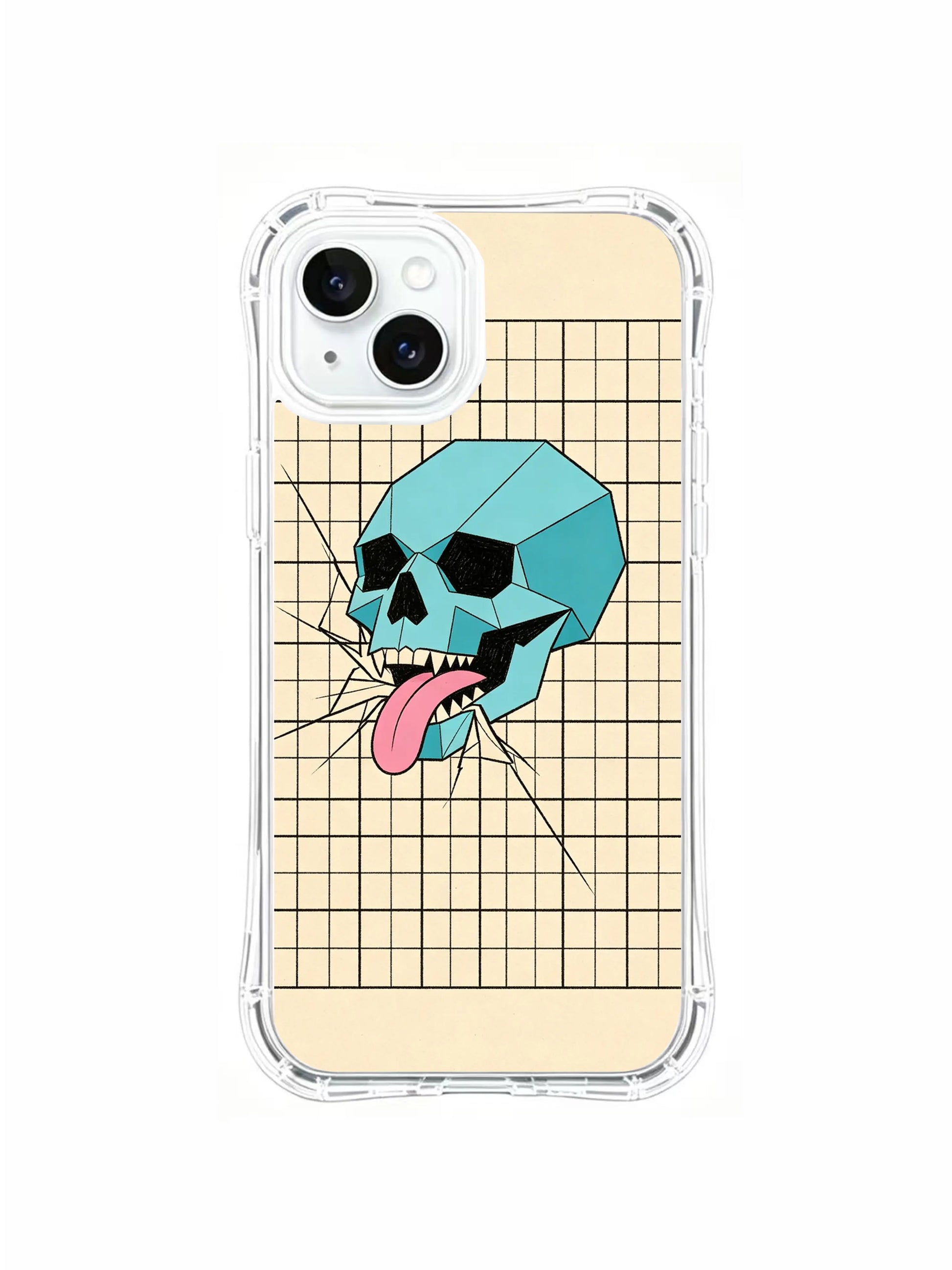 PhoneCasing Wearable Art Rebel iPhone 15 plus Case, matte grip with vivid art print