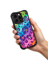 Gökkuşağı Leopar Deseni görseli galeri görünümü 5 içeren iPhone 14 Pro kılıfı