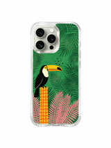 PhoneCasing Wildlife Jungle Toucan iPhone 15 Pro Max Case, original illustration luxury case