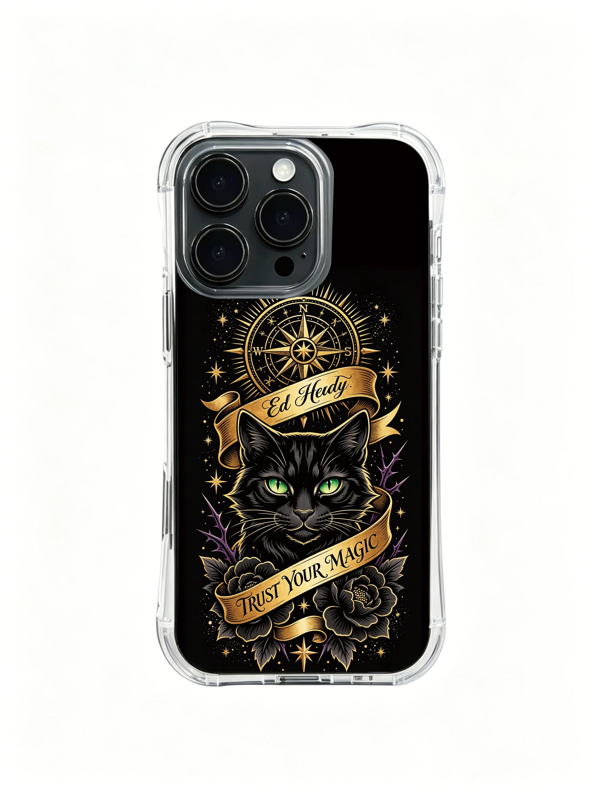 Piercing the darkness lynx PhoneCasing, aesthetic iPhone 14 Plus Case with cold luxury tone, soft non-slip grip phone cover.