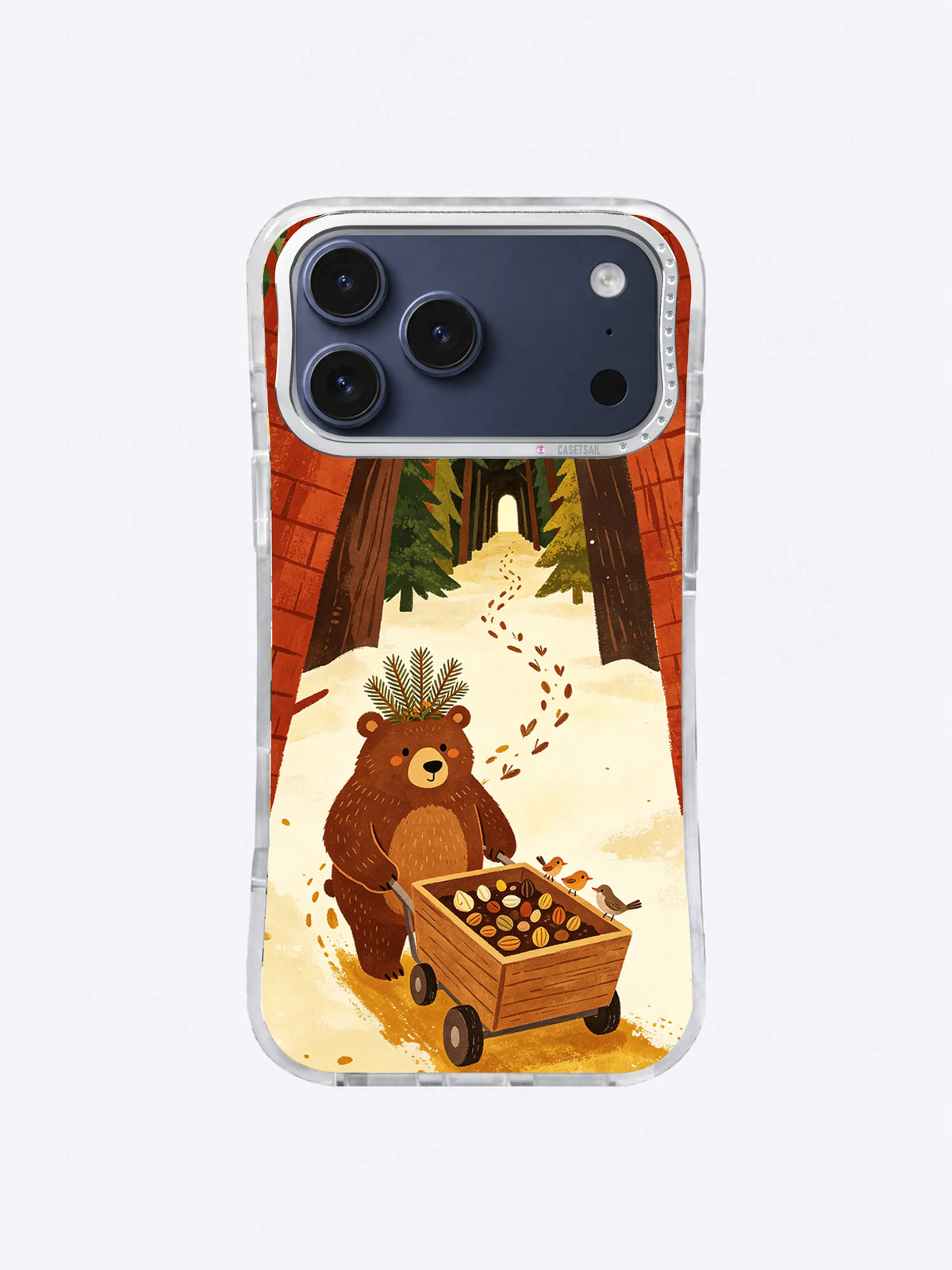 Springward Seed Journey bear iPhone case artwork