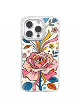 The Pink Ribbon Dream Garden art iPhone 15 Pro Max case front view