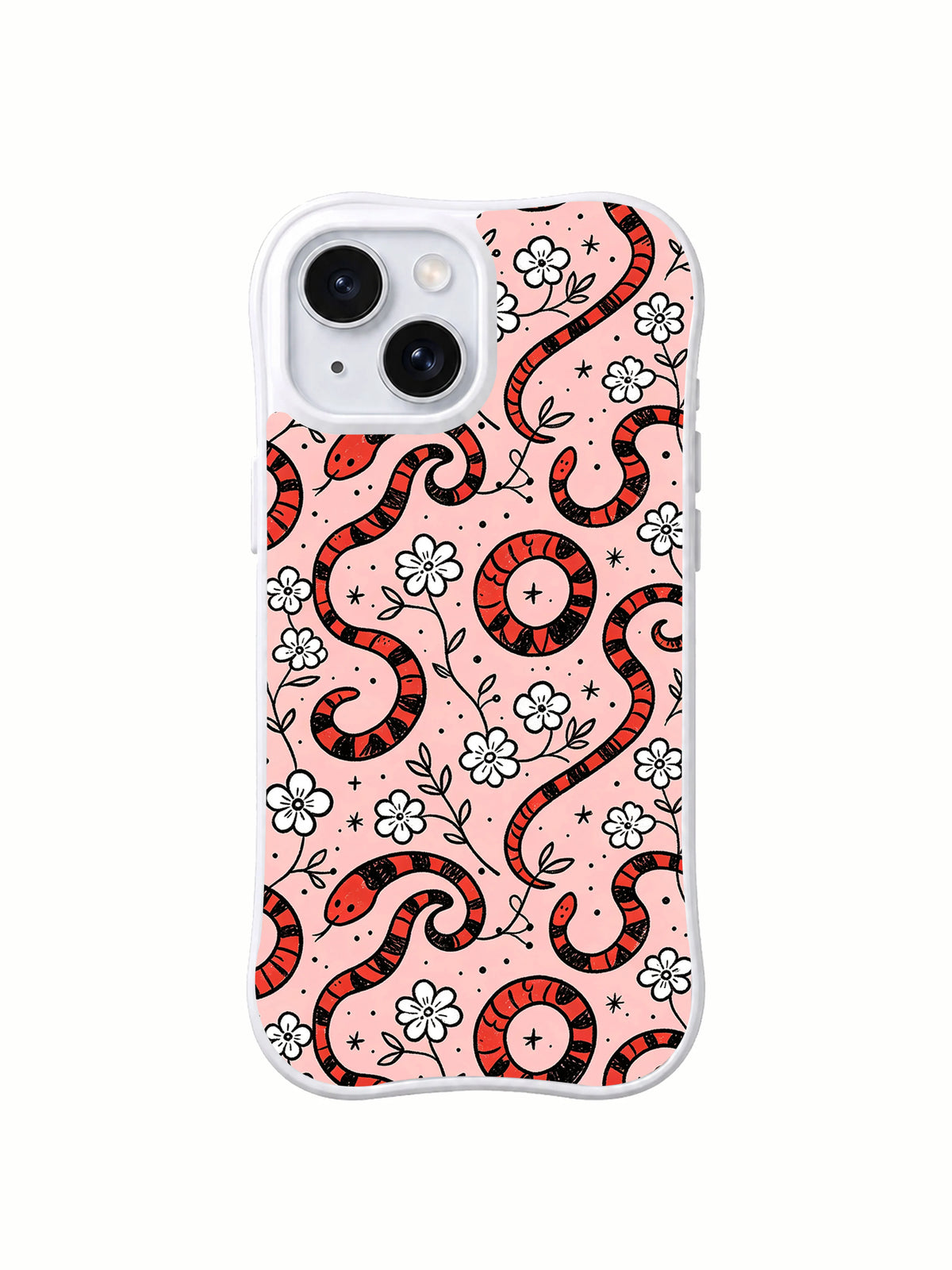 Product or handheld view of the Pink Snake Vine Garden case