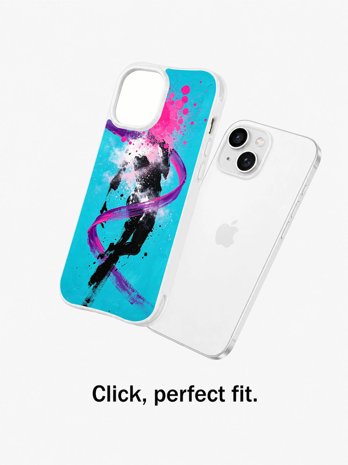 Rebel Muse Ribbon abstract phone case lifestyle view