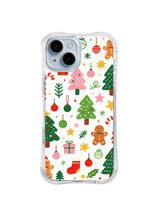 Pink Tree Treats iPhone 13 case pattern