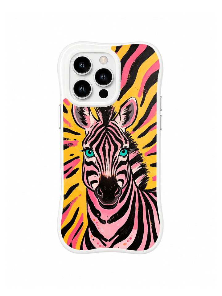 Pink Zebra Voltage iPhone 13 Pro Max Case