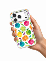 Product or handheld view of the Rainbow Citrus Garden case