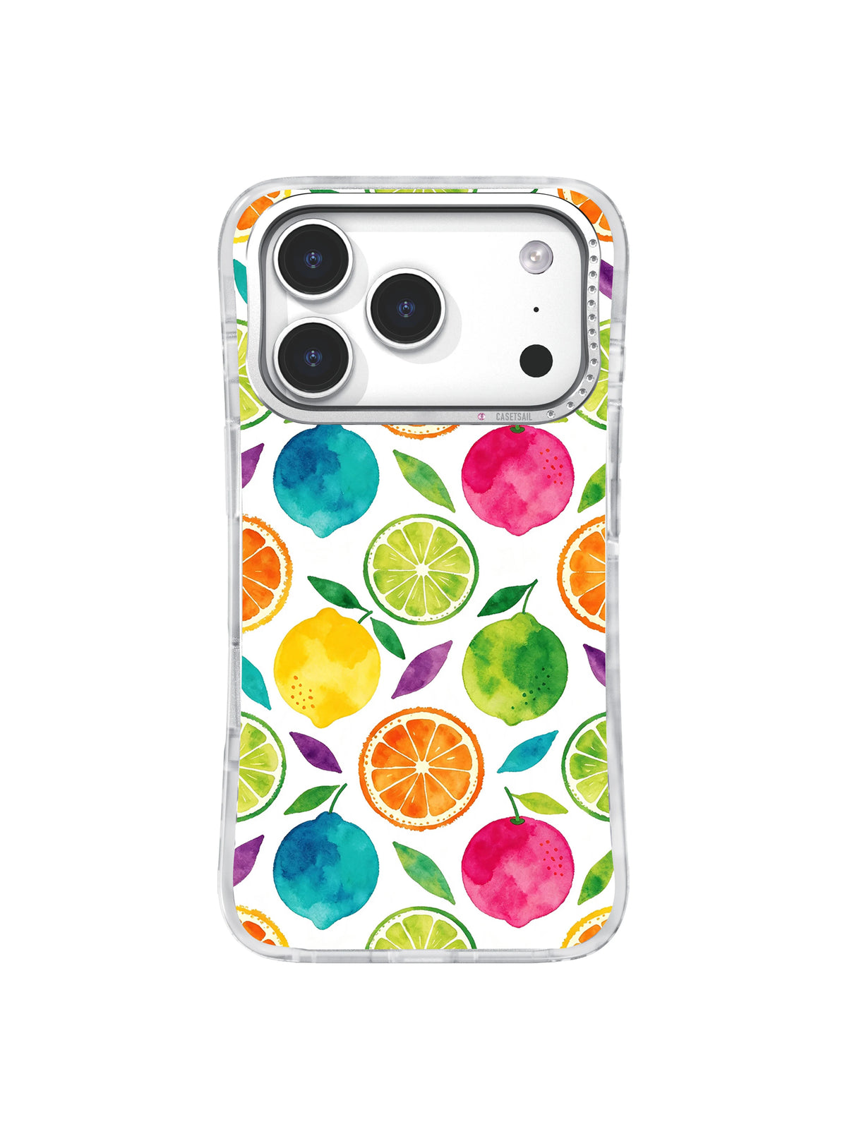 Product or handheld view of the Rainbow Citrus Garden case