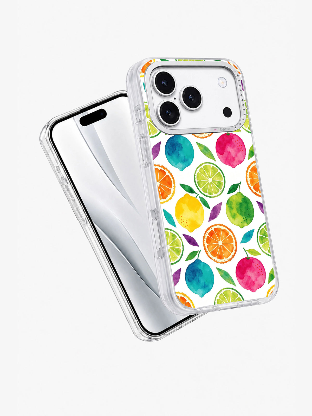 Product or handheld view of the Rainbow Citrus Garden case