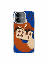 Cobalt Imperfect Bookmark pattern iPhone case