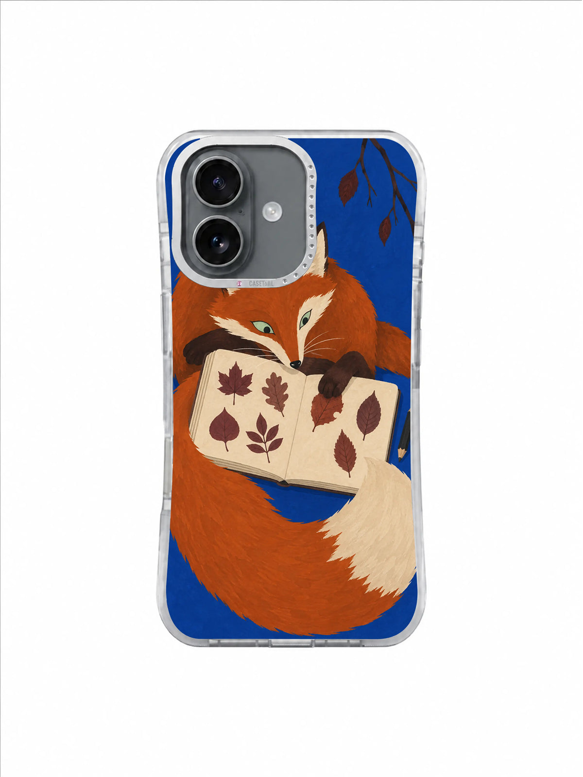 Cobalt Imperfect Bookmark pattern iPhone case