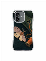 Mauve Moth Orange Thread iPhone 17 Case