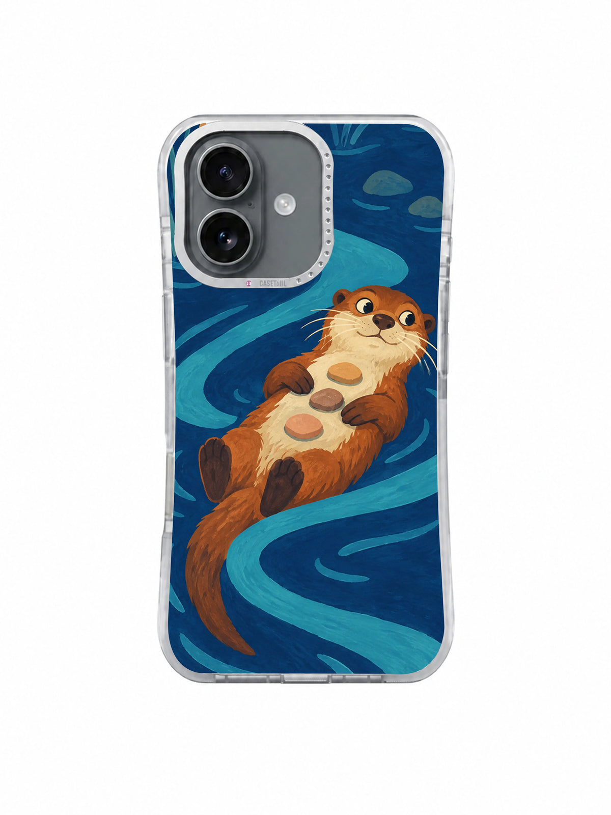 Pebble Ferry iPhone 17 Case front view