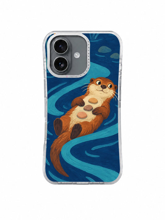 Pebble Ferry iPhone 17 Case front view