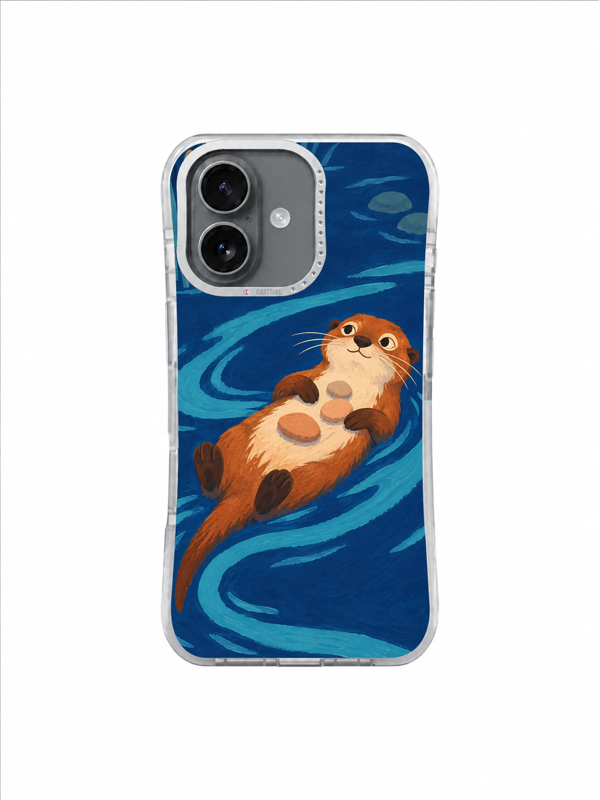 Reed Bend Otter Journey pattern iPhone case