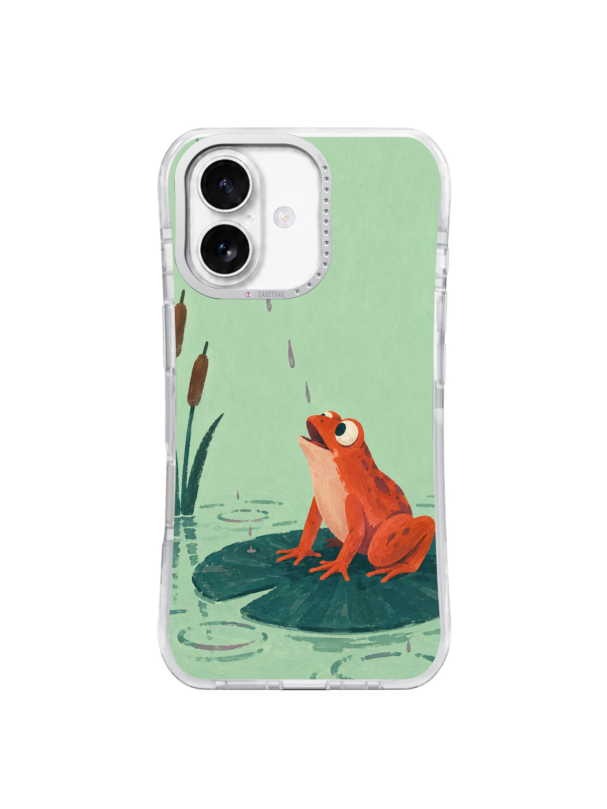 Rain Rehearsal iPhone 17 Case front view