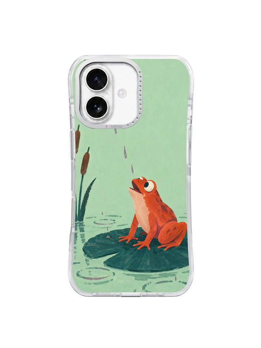 Rain Rehearsal iPhone 17 Case front view