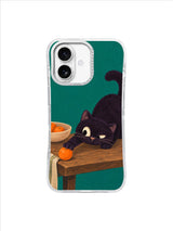 Rolling Citrus Kindness pattern iPhone case