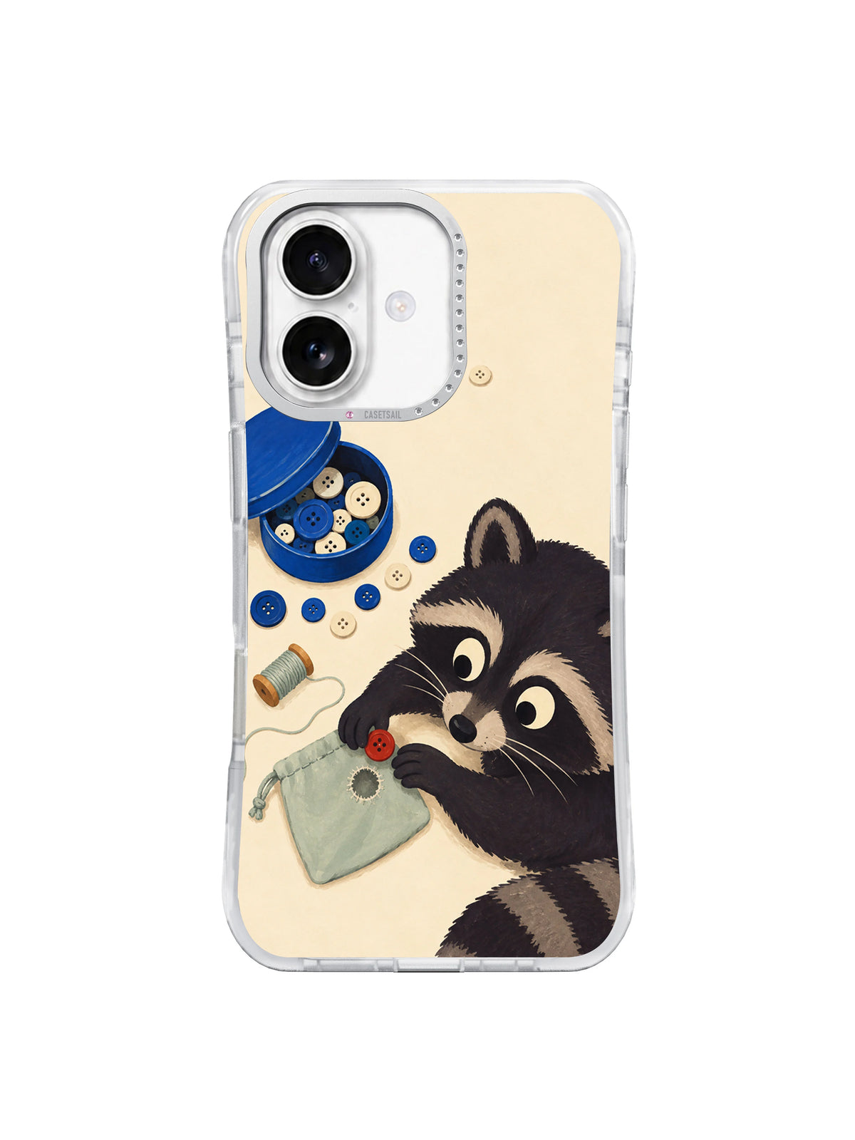 The Button Census iPhone 17 Case front view