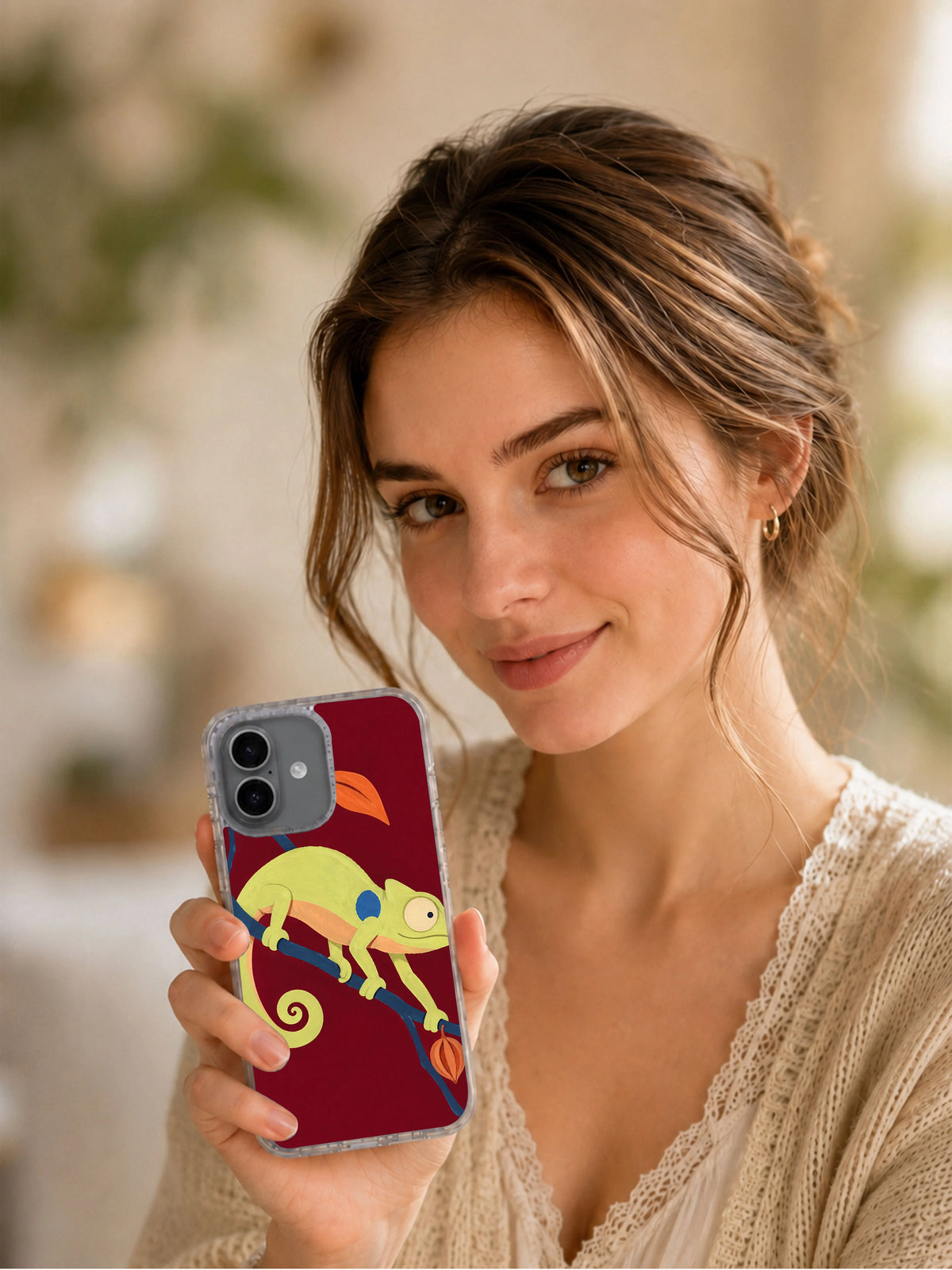 The Color I Kept iPhone 17 Case lifestyle portrait