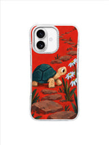 Cinnabar Tortoise Daisy Path iPhone 17 Case