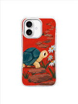 Curious Tortoise Cottage Garden iPhone 17 Case