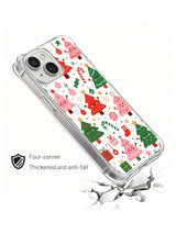 Playful Christmas Forest Party holiday phone case lifestyle