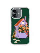 Front view of A House with a Pocket Garden iPhone 17 case