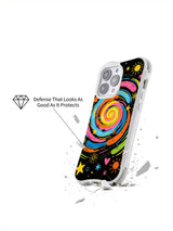 Pocket Sunshine colorful sun art iPhone 15 Pro case view 2