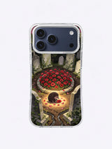 Crimson Memorial Bed gothic floral iPhone case