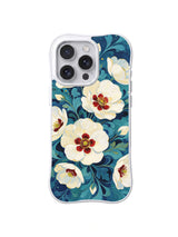 Porcelain Bloom Waltz iPhone 15 Pro case front view