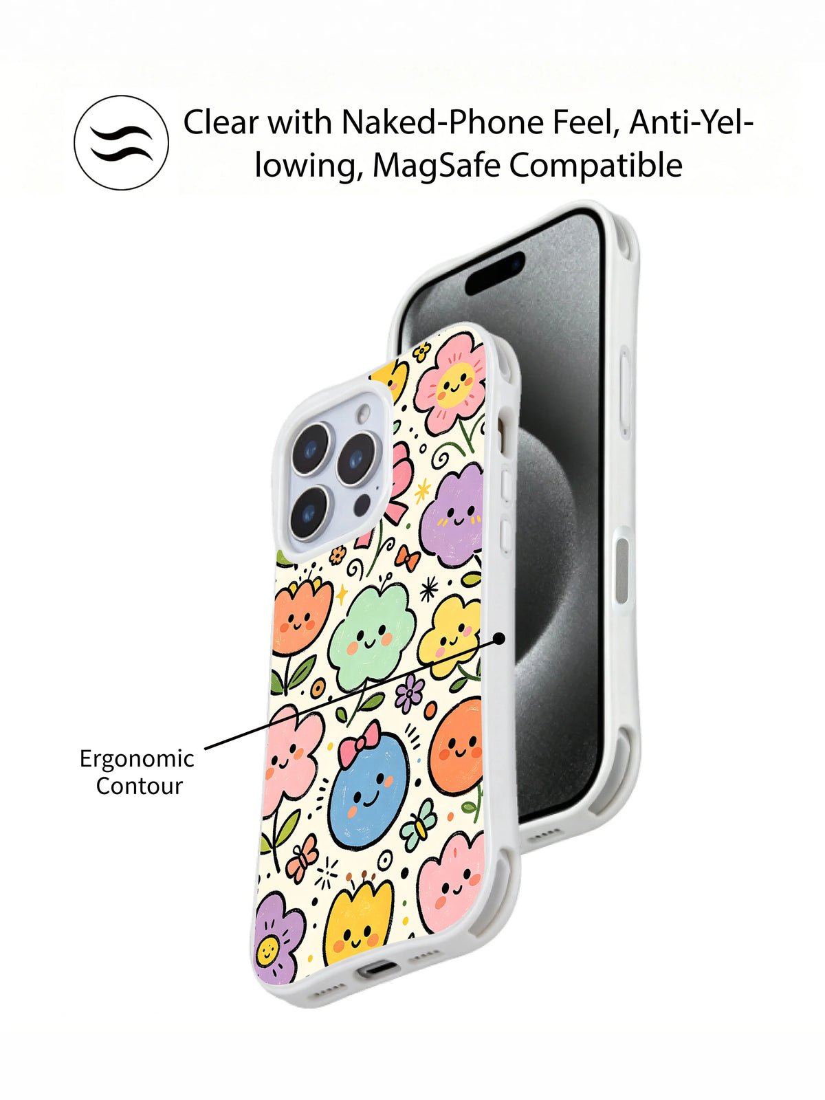 Supplied marketing graphic with unverified protection, fit or MagSafe statements