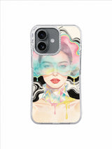Soft Spectrum Veil iPhone 17 case pattern
