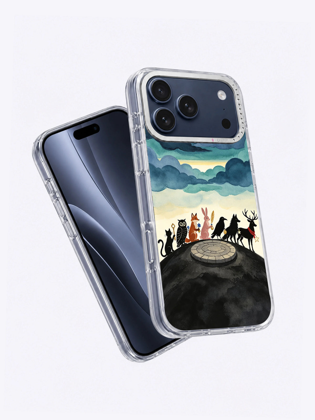 Procession to the Eclipse iPhone case angled product view