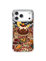 Crowned Pudding Moon Pudding Moon Picnic iPhone 17 Pro Max case pattern