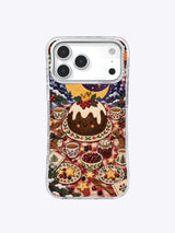 Pudding Moon Picnic iPhone 17 Pro Max case front view