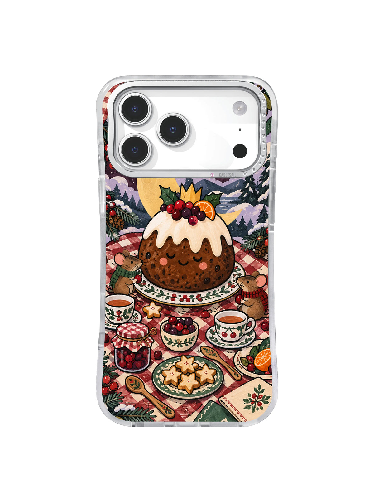 Star-Biscuit Moon Circle Pudding Moon Picnic iPhone 17 Pro Max case pattern