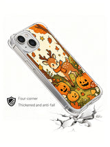 Pumpkin Deer Autumn Waltz iPhone 14 case drop protection