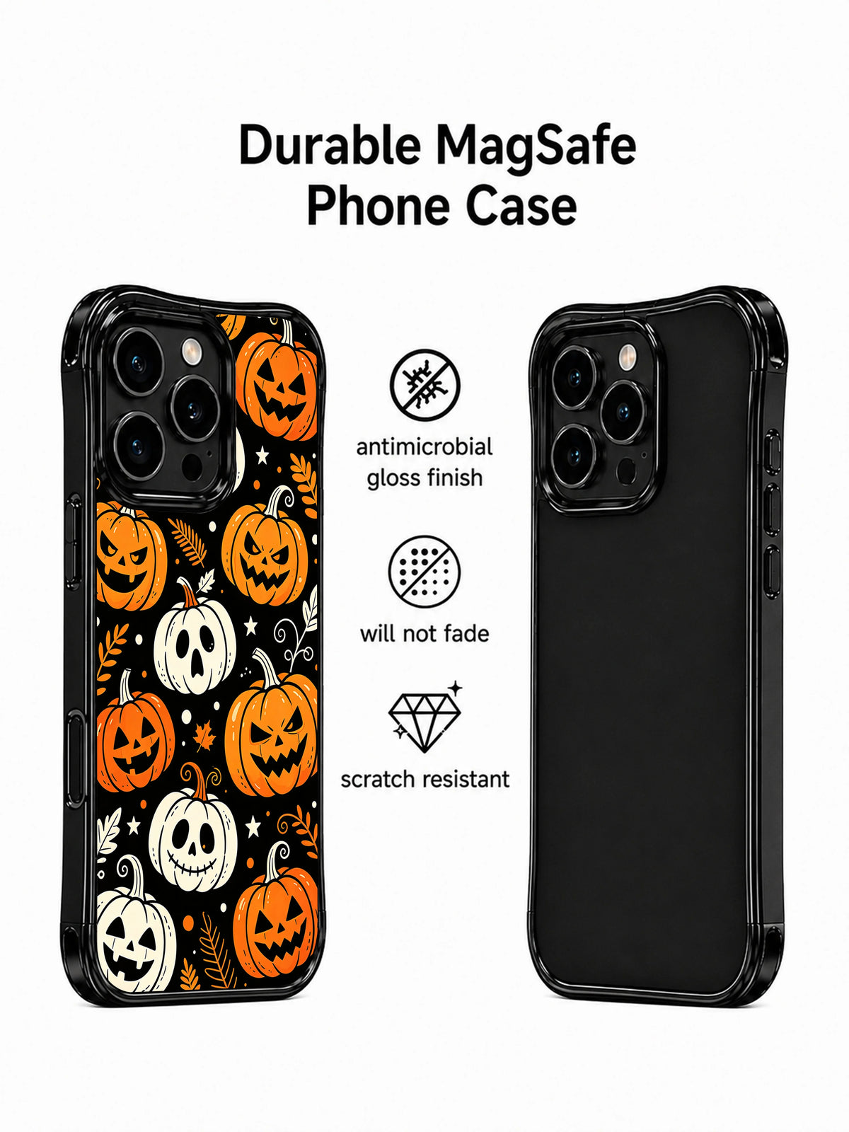 Pumpkin Dream Forest iPhone 13 Pro Max case side view