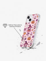 Violet Moonwick pumpkin spirit phone case artwork detail