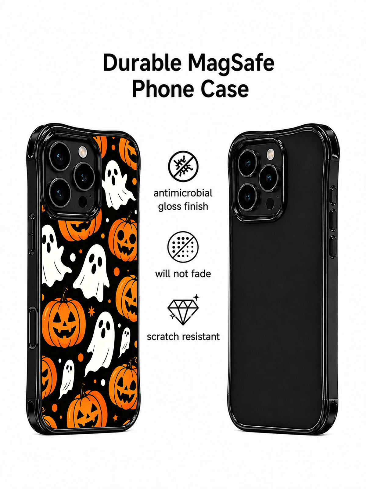 Pumpkin ghost companions durable iPhone 13 Pro Max case