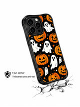 Cute Halloween pumpkin ghost iPhone 13 Pro Max case detail