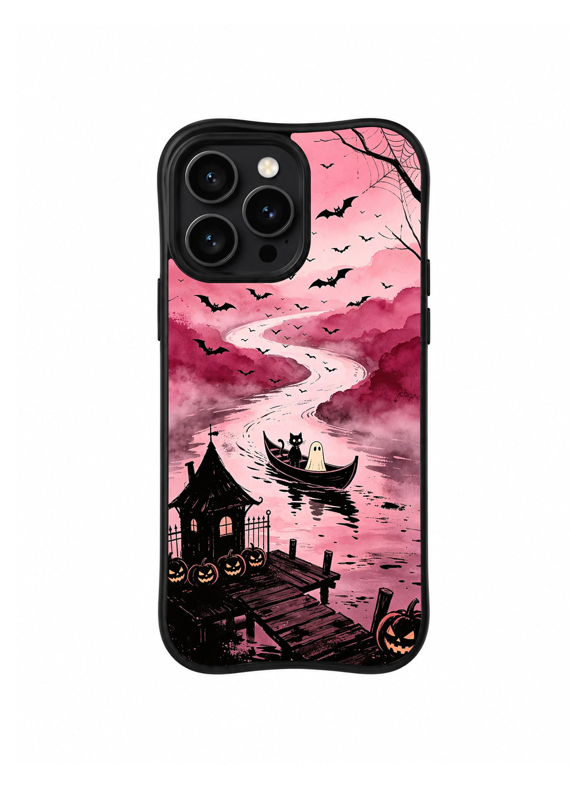 Pumpkin Mist River Ferry iPhone 13 Pro case front view