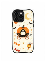Pumpkin Moon Parade iPhone 14 Pro case front view
